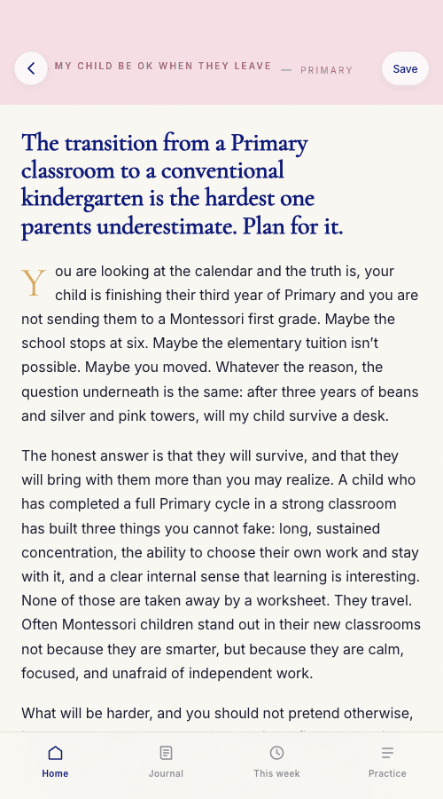 Real reading — written for you, not a textbook.