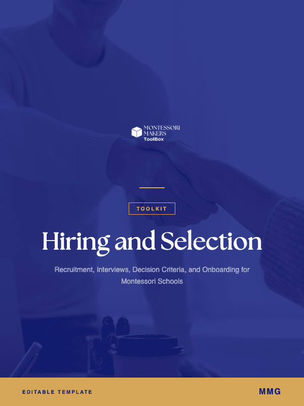Montessori Hiring & Selection Toolkit — Montessori Makers Toolbox